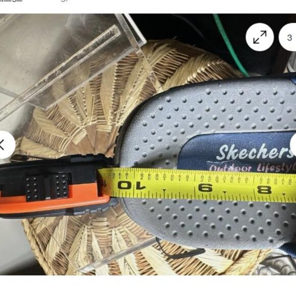 Skechers Outdoor Lifestyle Reggae BlueStrappy Toe Loop Sandals Women's Size 8 - Picture 5 of 5